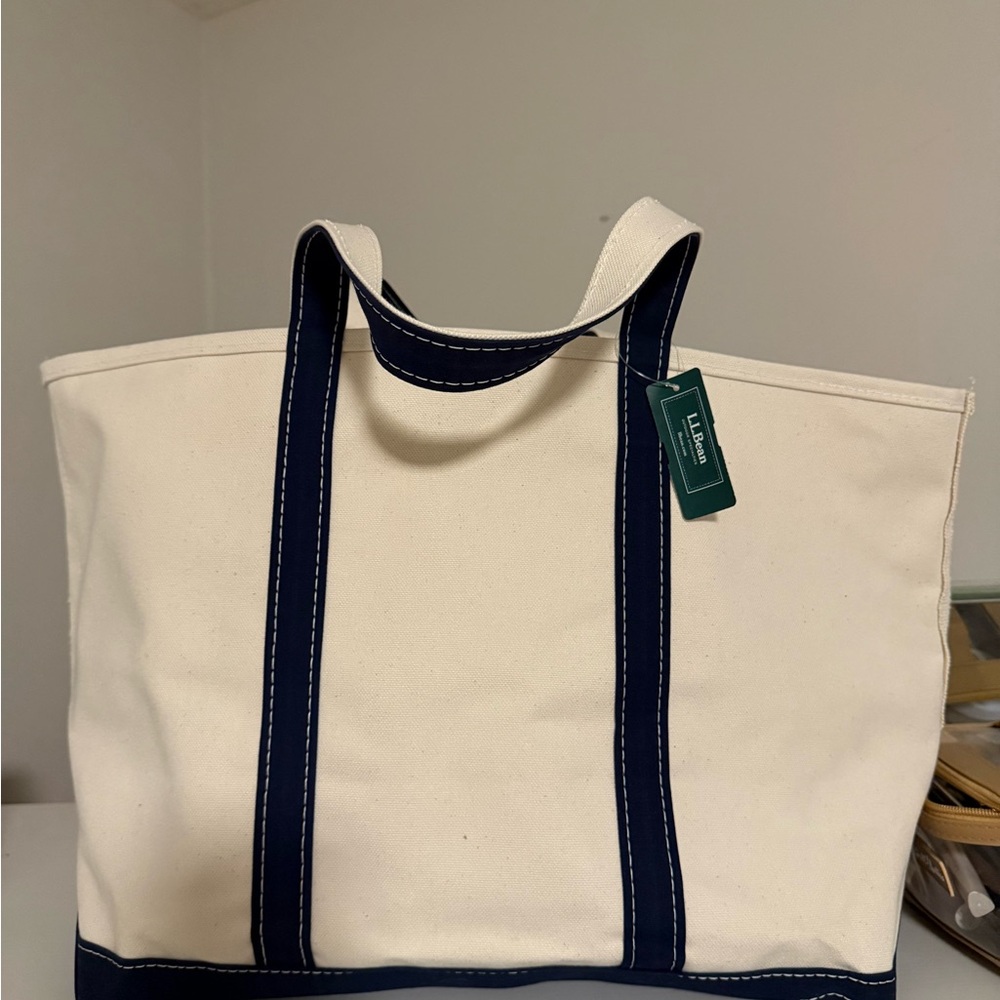 L.L. Bean Classic Canvas Tote in Cream